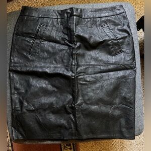 Faux Leather mini skirt